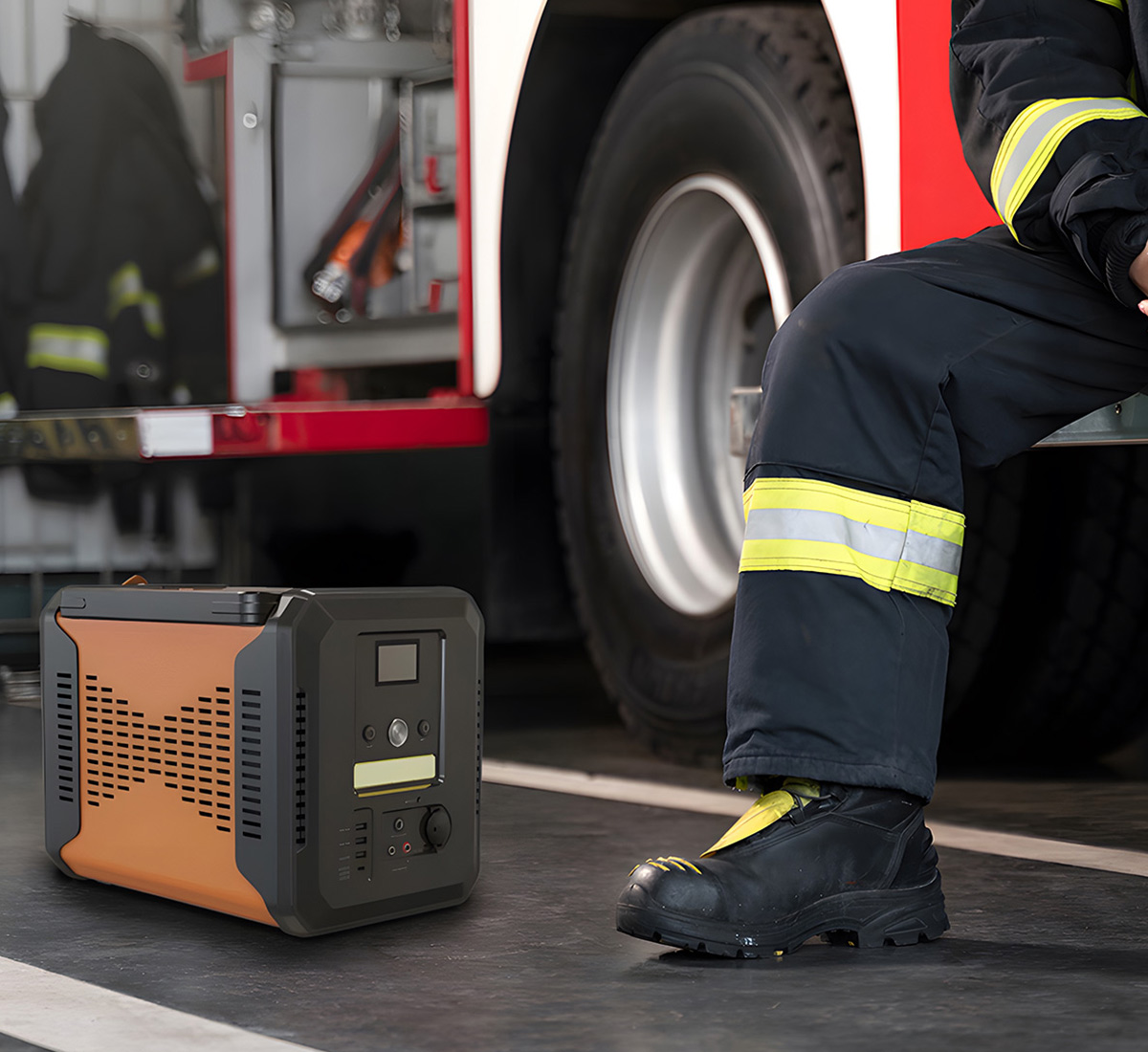 Poder instantáneo oúva oimeraẽ fuente de agua-gui oalimentáva umi héroe de bomberos .